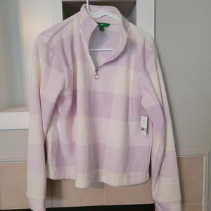 Dip zipper front cardigan, new with tags, size large